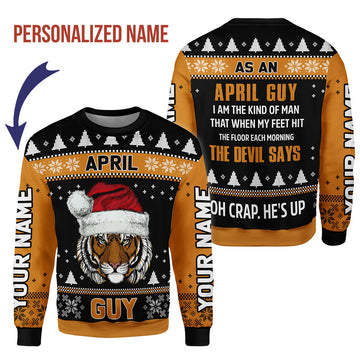 CustomsPig Personalized Tops April Guy All Over Printed
