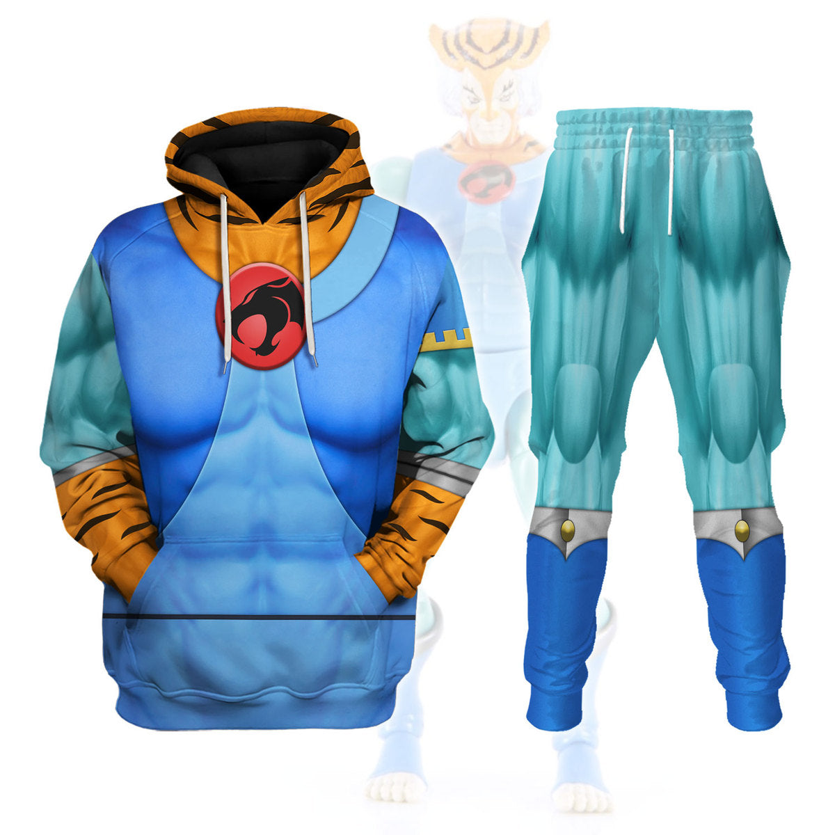 CustomsPig Tygra Figure Classic Costumes Hoodie Sweatshirt T-Shirt Tracksuit