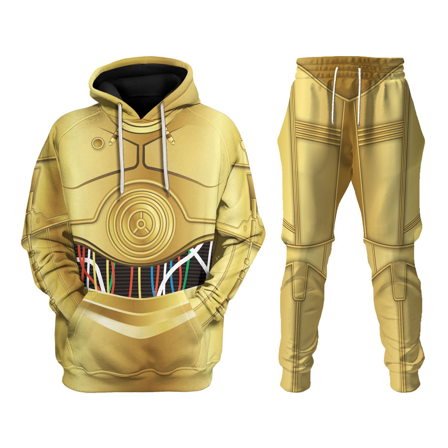 CustomsPig C3PO Stormtroopers Costumes Hoodie Sweatshirt T-Shirt Tracksuit