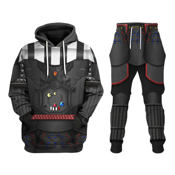 CustomsPig Darth Vader Samurai  Costumes Hoodie Sweatshirt T-Shirt Tracksuit