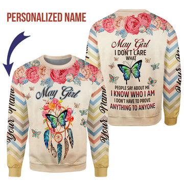 CustomsPig Personalized Ugly Sweater May Girl All Over Printed