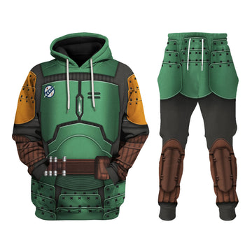 CustomsPig The Book of Boba Fett Samurai Costumes Hoodie Sweatshirt T-Shirt Tracksuit