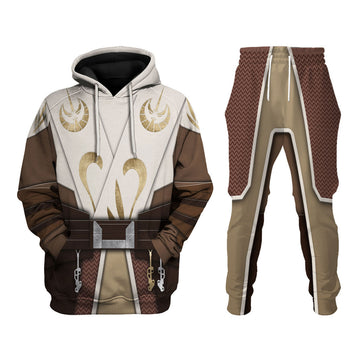CustomsPig Jedi Temple Guard Costumes Hoodie Sweatshirt T-Shirt Tracksuit