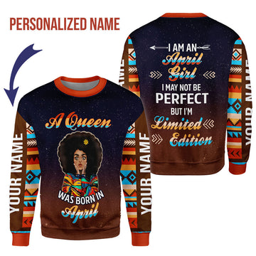 CustomsPig Personalized Tops April Girl All Over Printed