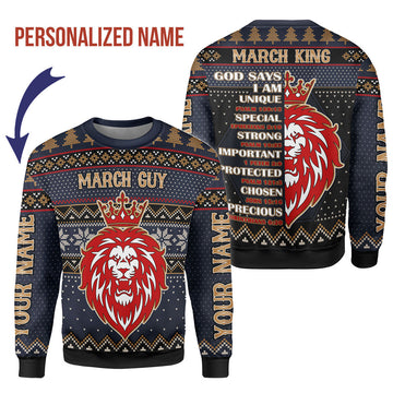 CustomsPig Personalized Tops March Guy All Over Printed