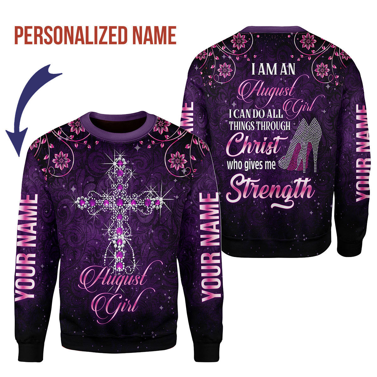 CustomsPig Personalized Tops I Am A July Girl All Over Printed
