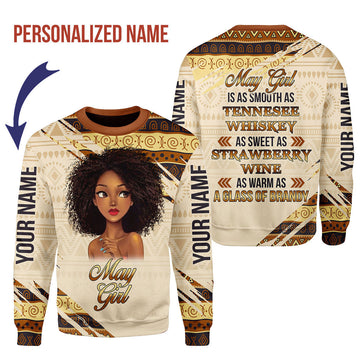 CustomsPig Personalized Tops May Girl All Over Printed
