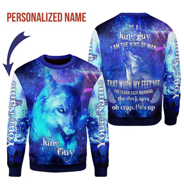 CustomsPig Personalized Tops June Guy He's Up All Over Printed