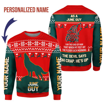 CustomsPig Personalized Tops June Guy All Over Printed
