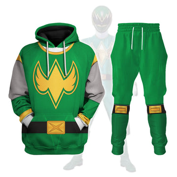 Green Ranger Power Rangers Ninja Storm   Cosplay Tracksuit