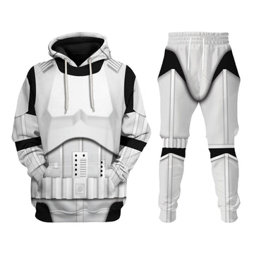 CustomsPig Stormtroopers Costumes Hoodie Sweatshirt T-Shirt Tracksuit