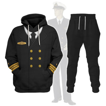 Navy Service Suit (from the age of 30) Hoodie Pullover Sweatshirt Tracksuit