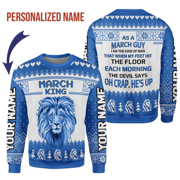 CustomsPig Personalized Tops March Guy All Over Printed