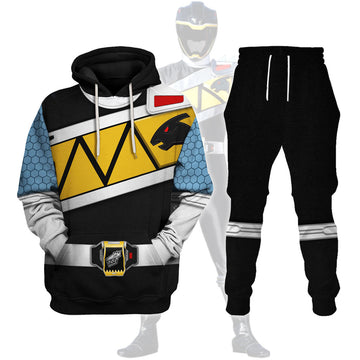 Black  Ranger of the Dino Charge Rangers Cosplay Tracksuit