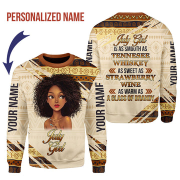 CustomsPig Personalized Ugly Sweater July Girl All Over Printed