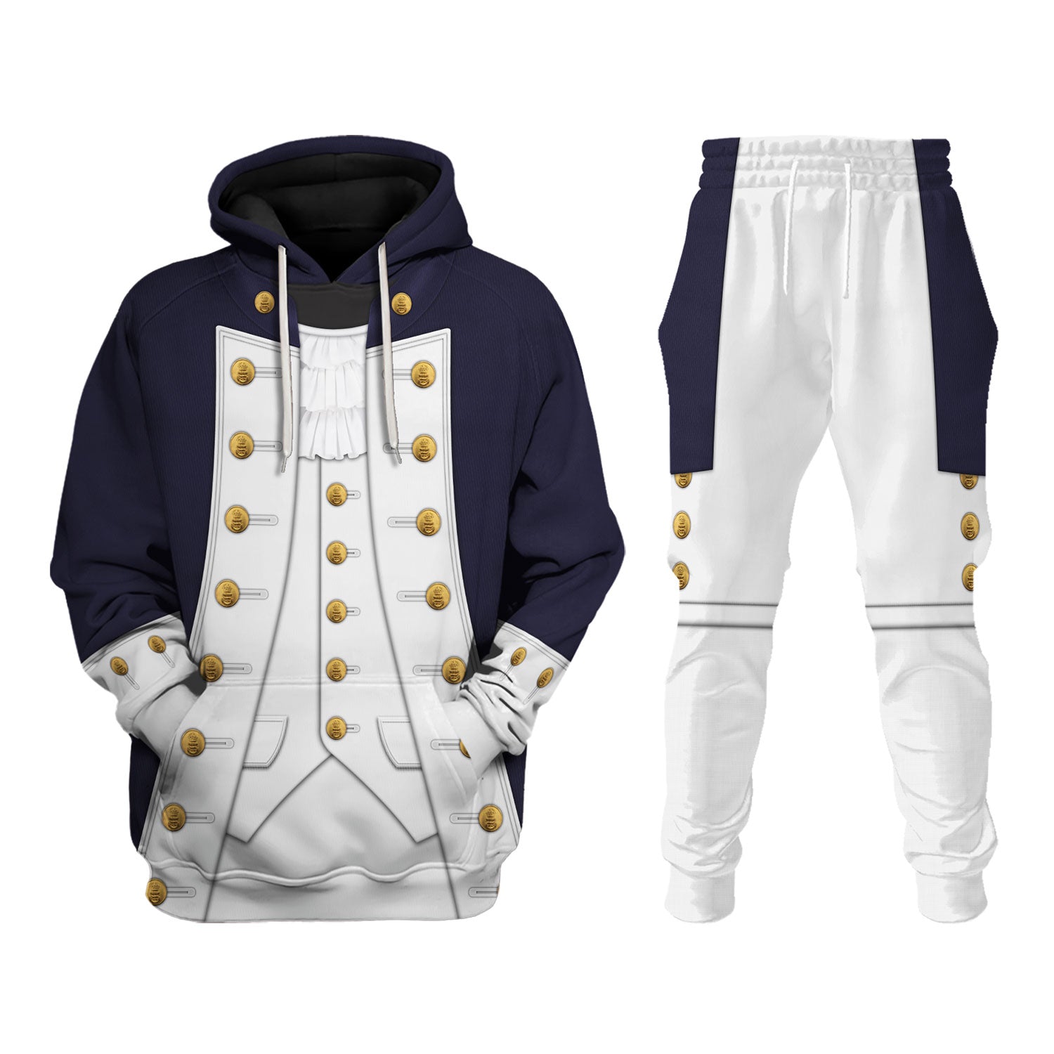 CustomsPig British Royal Navy Costume Hoodie Sweatshirt Sweatpants T-Shirt
