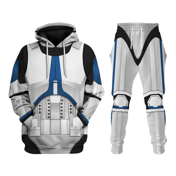 CustomsPig 501st Clone Trooper Costumes Hoodie Sweatshirt T-Shirt Tracksuit