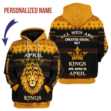 CustomsPig Personalized Hoodie April Guy All Over Printed