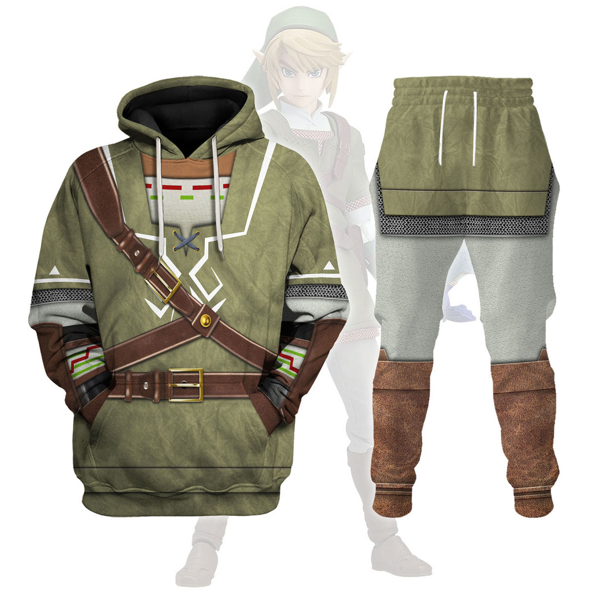 CustomsPig Link Costumes Hoodie Sweatshirt T-Shirt Tracksuit