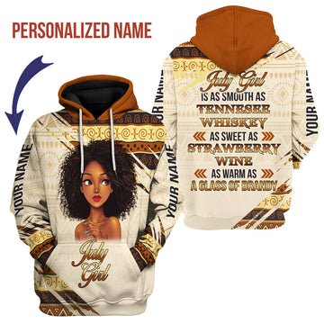 CustomsPig Personalized Hoodie July Girl All Over Printed