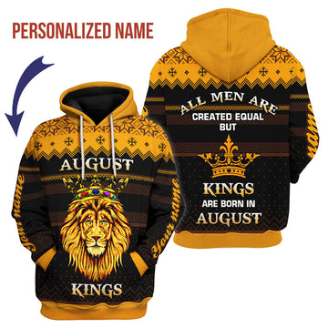 CustomsPig Personalized Hoodie August Guy All Over Printed