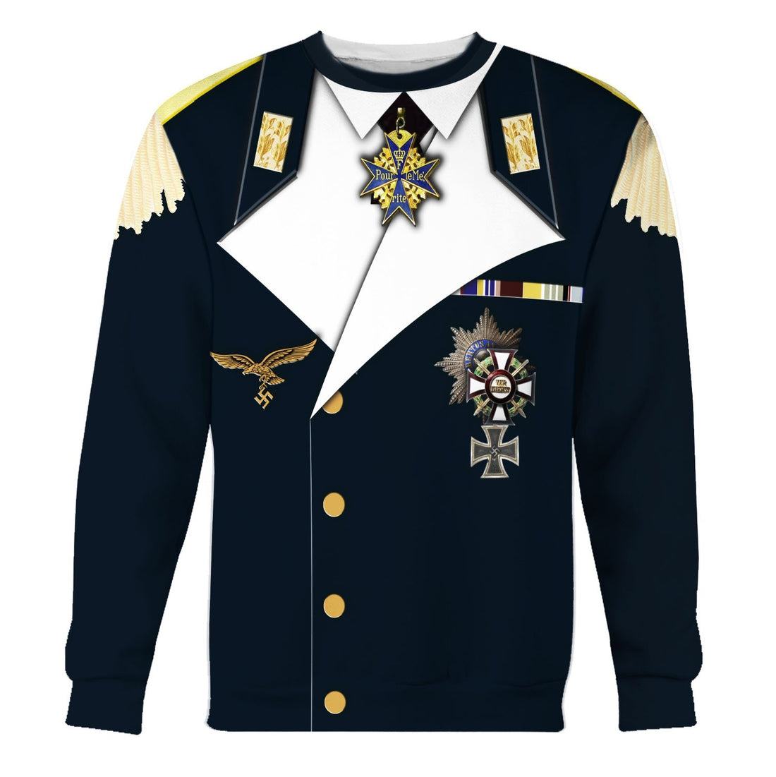 Otto Von St?????lpnagel Fleece Hoodie / S Qm1045