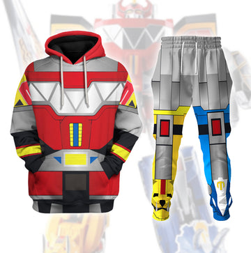 CustomsPig Unisex Tracksuit Soul of Chokin Megazord 3D Costumes