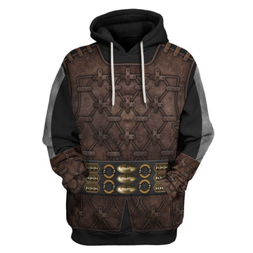 Jark Borg Vikings Fleece Hoodie / S Qm617