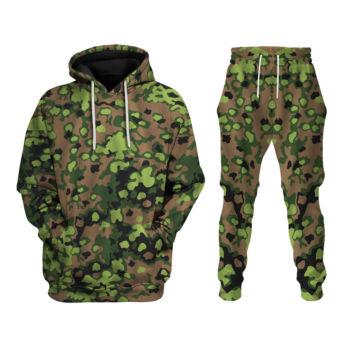 CustomsPig Rauchtarnmuster Blurred Edge Pattern 1939 1944 Costumes Hoodie Sweatshirt T-Shirt Tracksuit