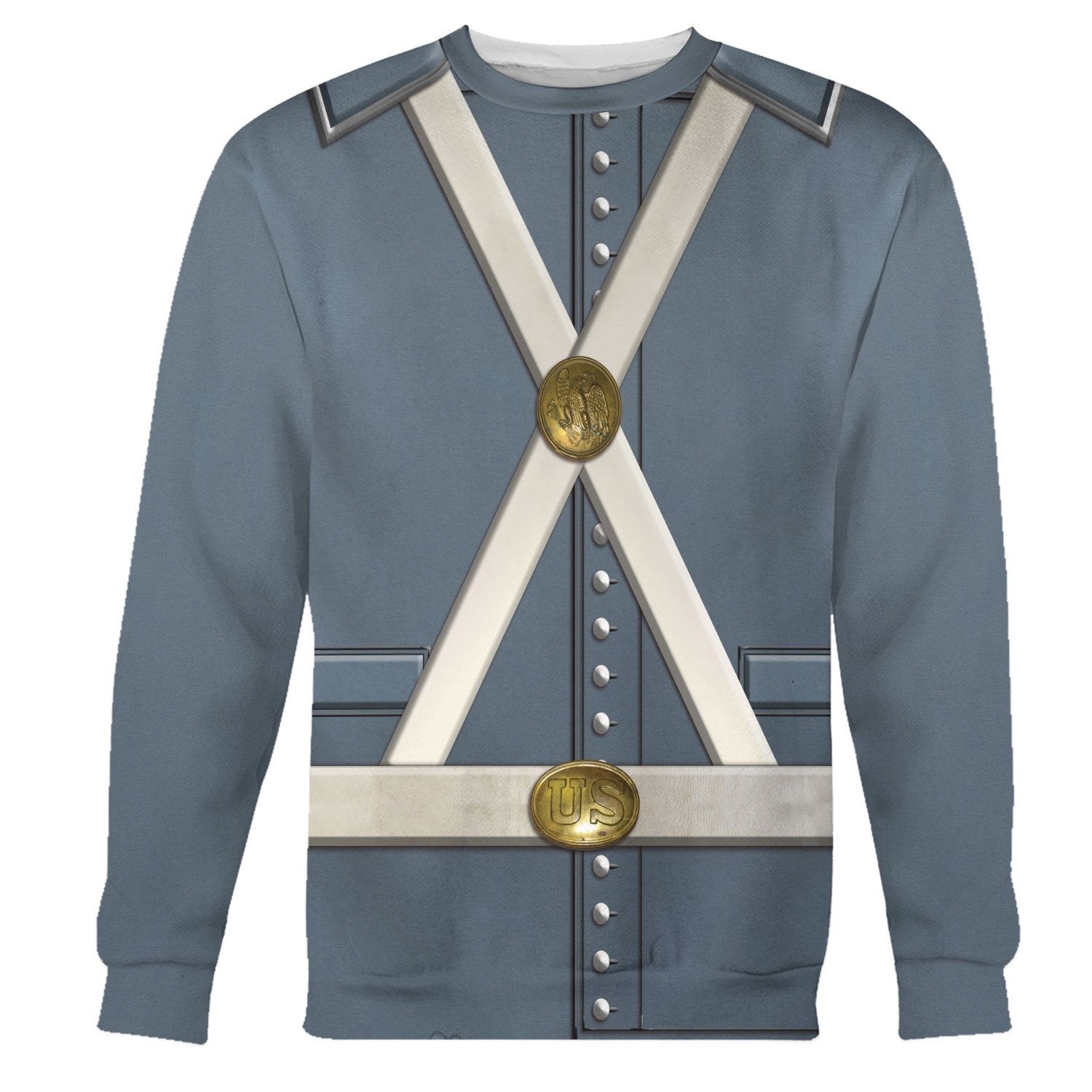 Mexican War Us Army Uniform Long Sleeves / S Qm503