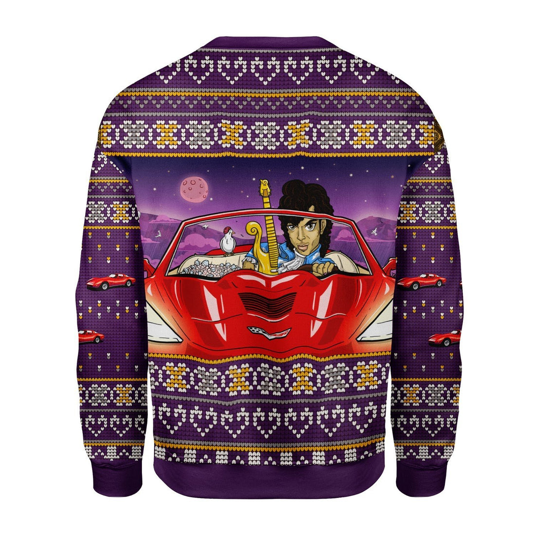 Gearhomies Christmas Unisex Sweater Prince Little Red Corvette 3D Apparel