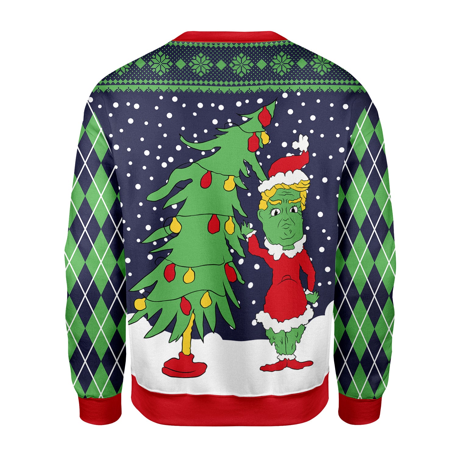 Customspig Christmas Sweater Grinch 3D Apparel