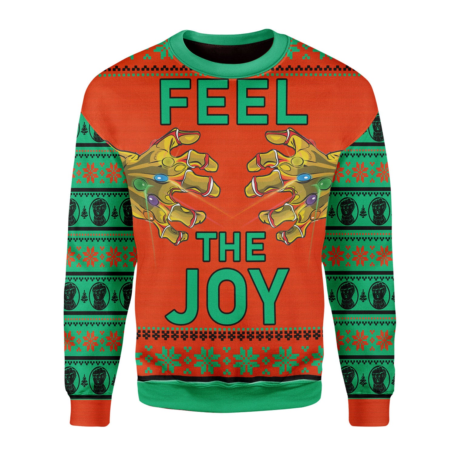 Customspig Christmas Sweater Thanos Feel The Joy 3D Apparel