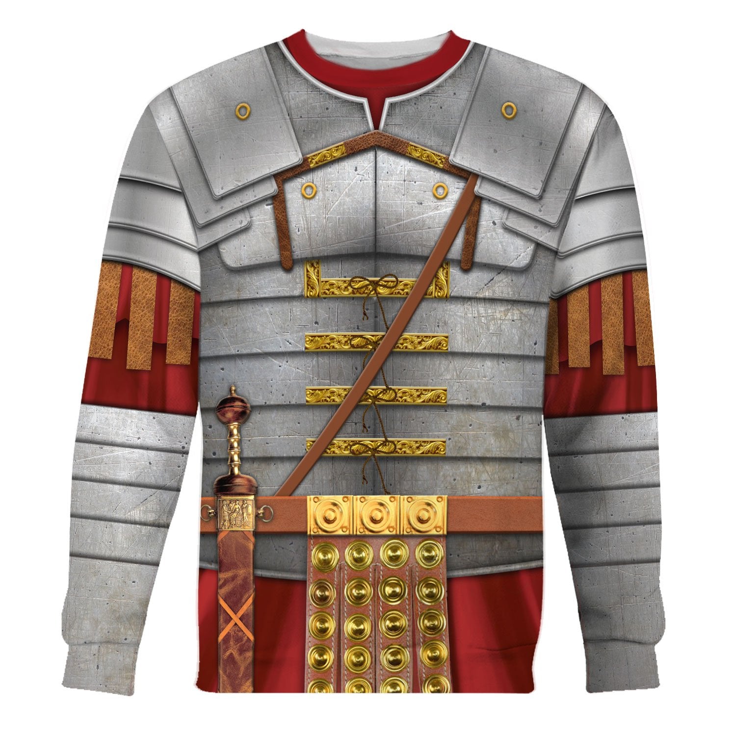 Roman Empire Soldier Armor Fleece Long Sleeves