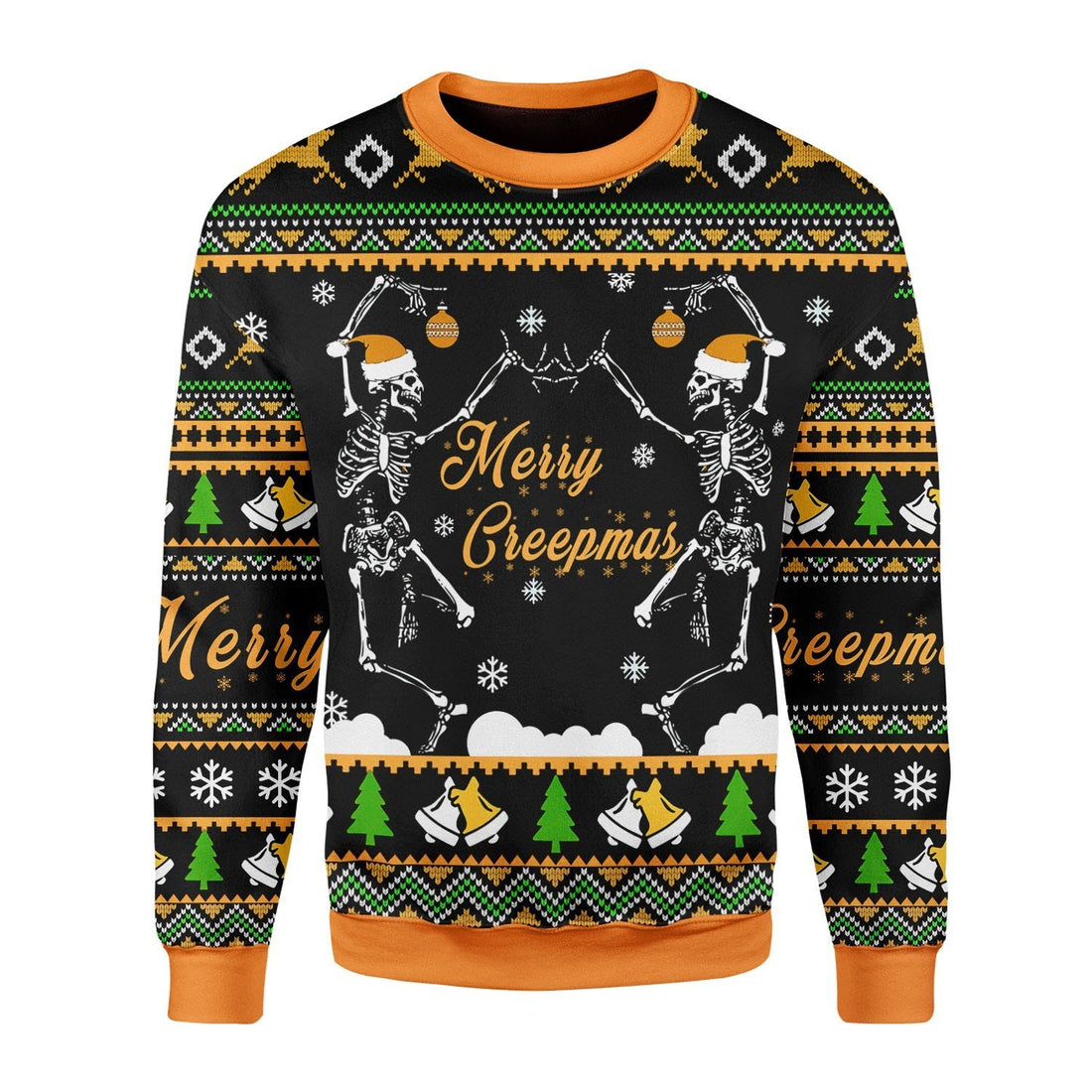 Gearhomies Christmas Unisex Sweater Skeleton 3D Apparel