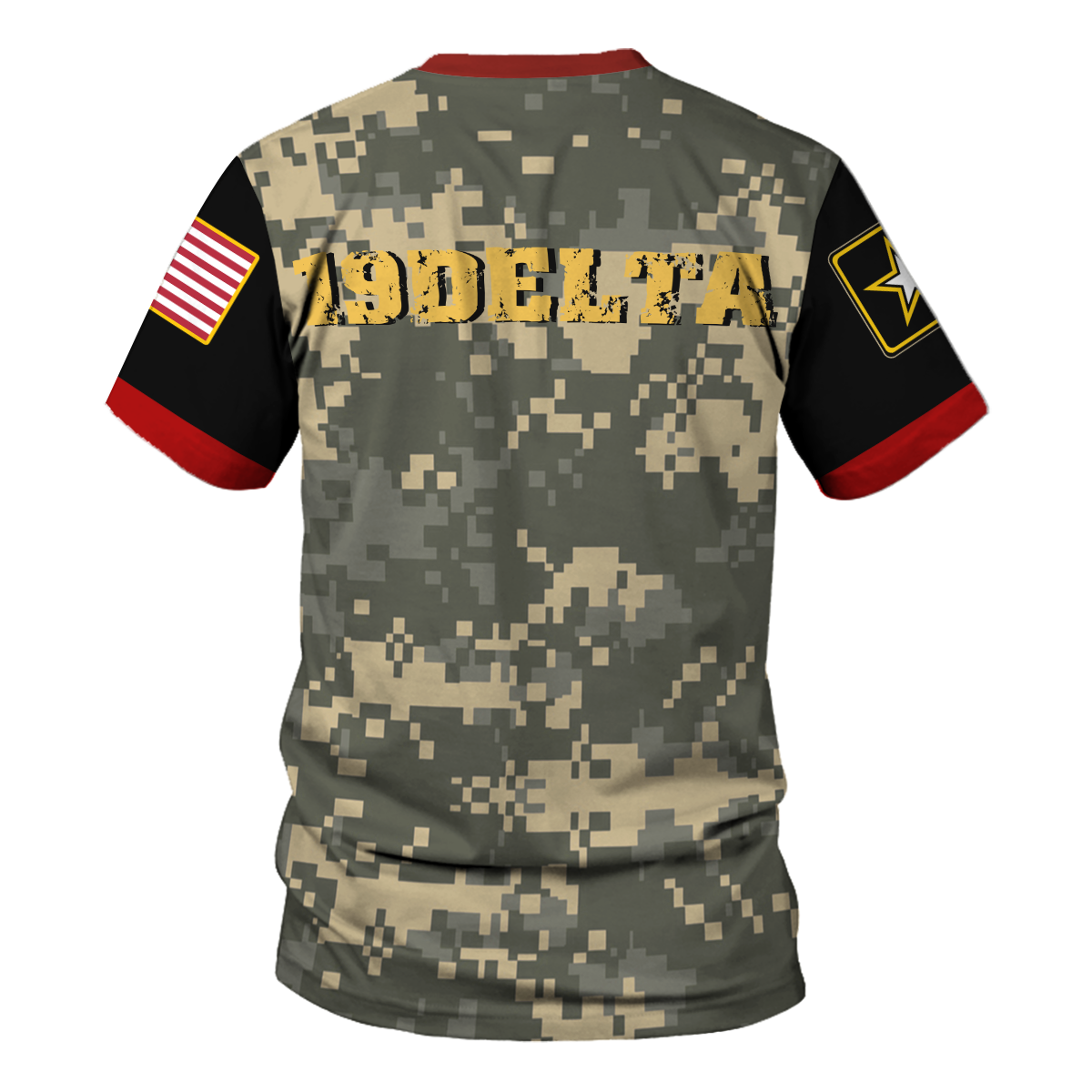 Customspig T-shirt US Army Regiments 19 Delta Cavalry Scout 19D 20484 Army 3D Apparel