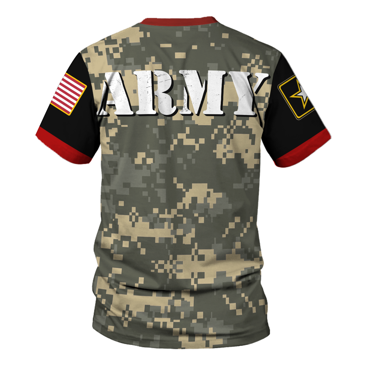 Customspig T-shirt US Army Sapper U.S. Army Vintage Infantry Ranger Apfu P Army 3D Apparel
