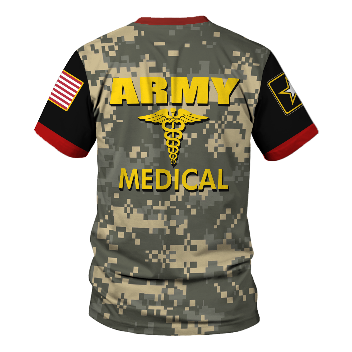 Customspig T-shirt US Navy Master At Arms Army Medic Soldier Military 3D Apparel