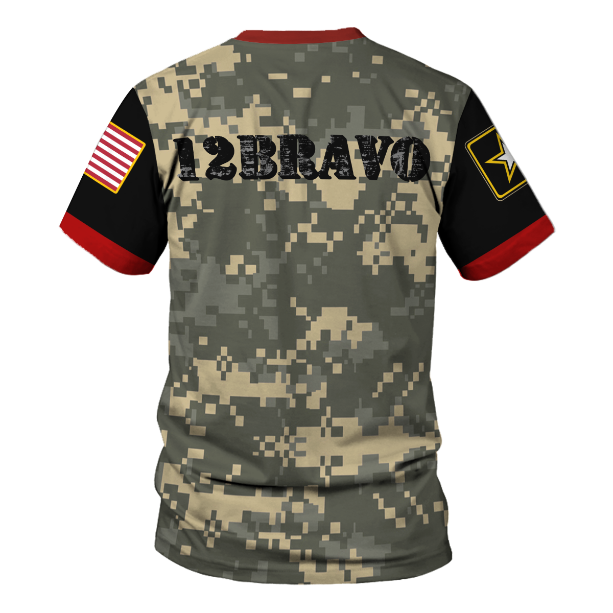 Customspig T-shirt US Army Utah Army National Guard Us Army 12 Bravo Combat Engineer 12B 20485 3D Apparel