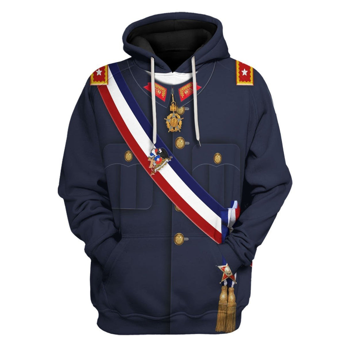 Augusto Pinochet Hoodie / S Qm1244