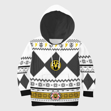 Gearhomies Unisex Kid Tops Pullover Sweatshirt White Mighty3D Apparel
