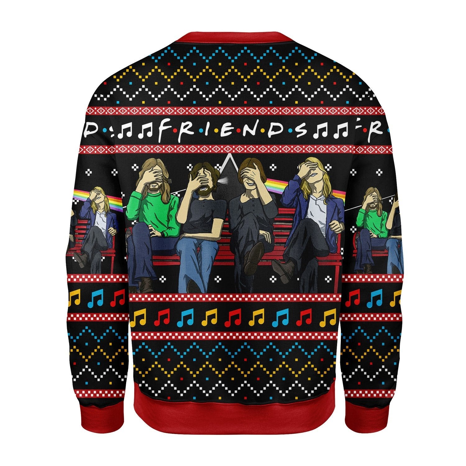 Customspig Christmas Sweater Friends Christmas 3D Apparel