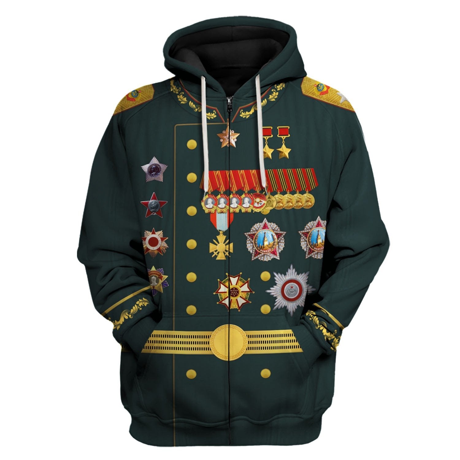 Aleksandr Vasilevsky Zip Hoodie / S Qm1386