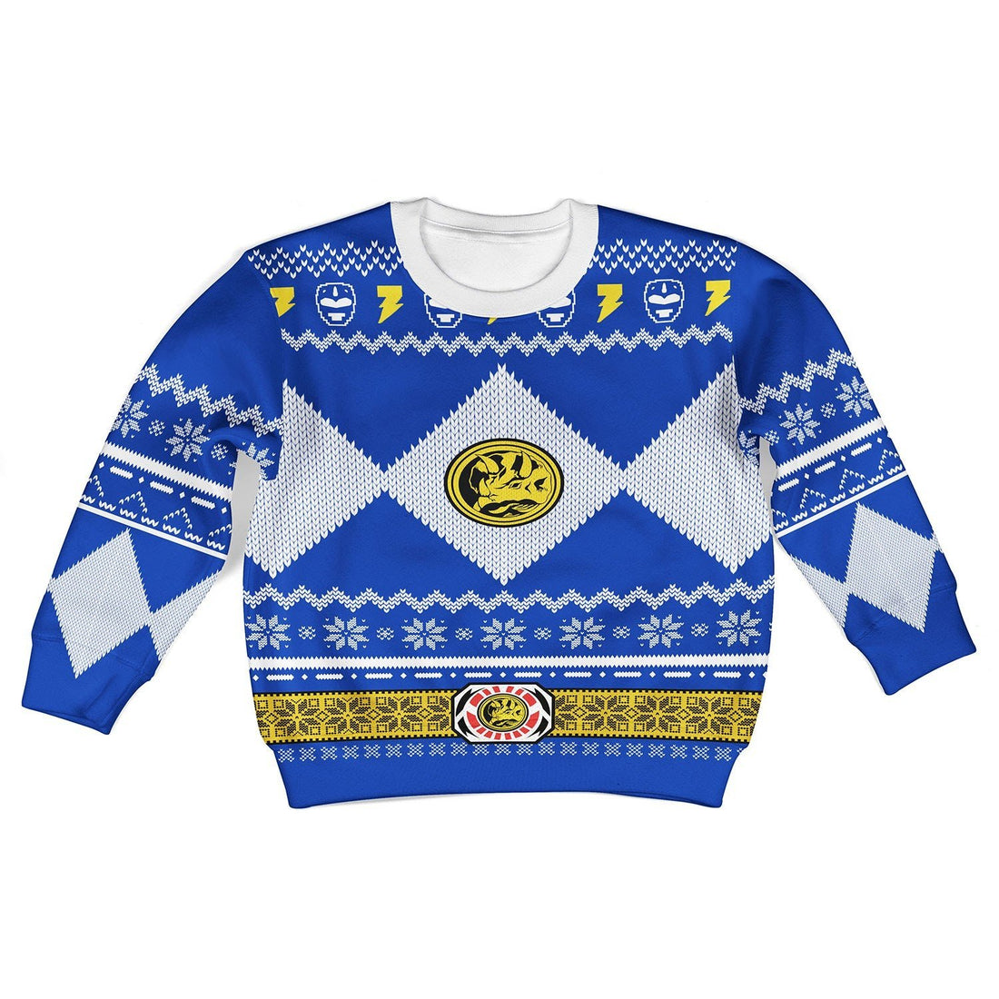 Gearhomies 3D Sweatshirt Blue MightyMorphin