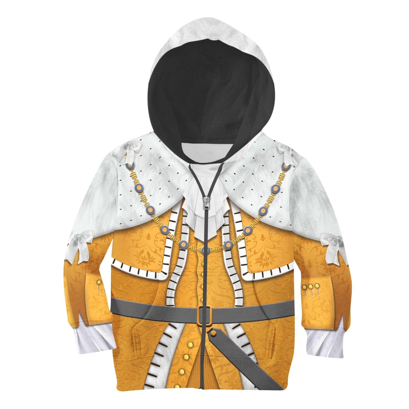 Kid George Iii Of The United Kingdom Zip Hoodie / 2Xs Qm1575