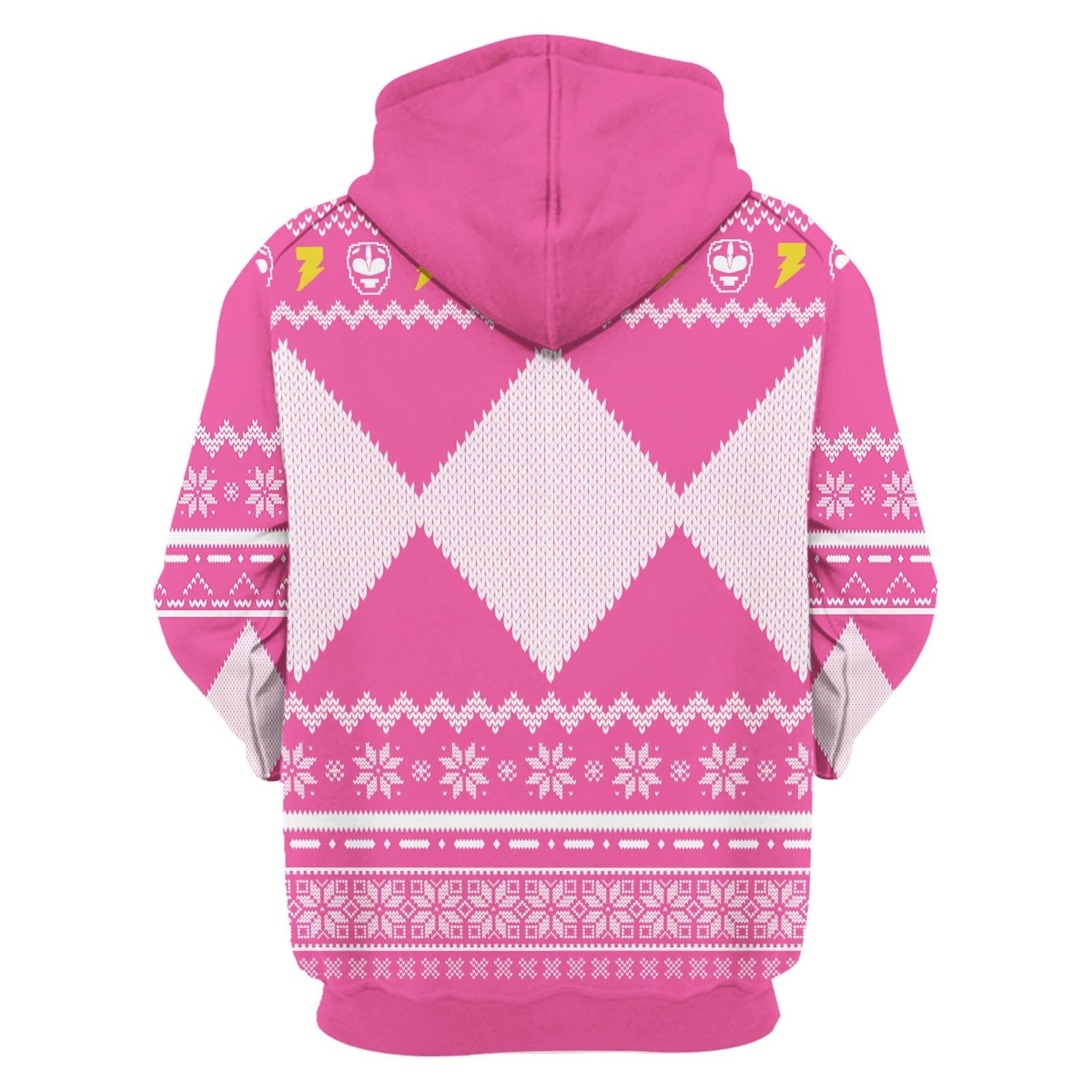 HumansBold Pink Power Rangers Tops