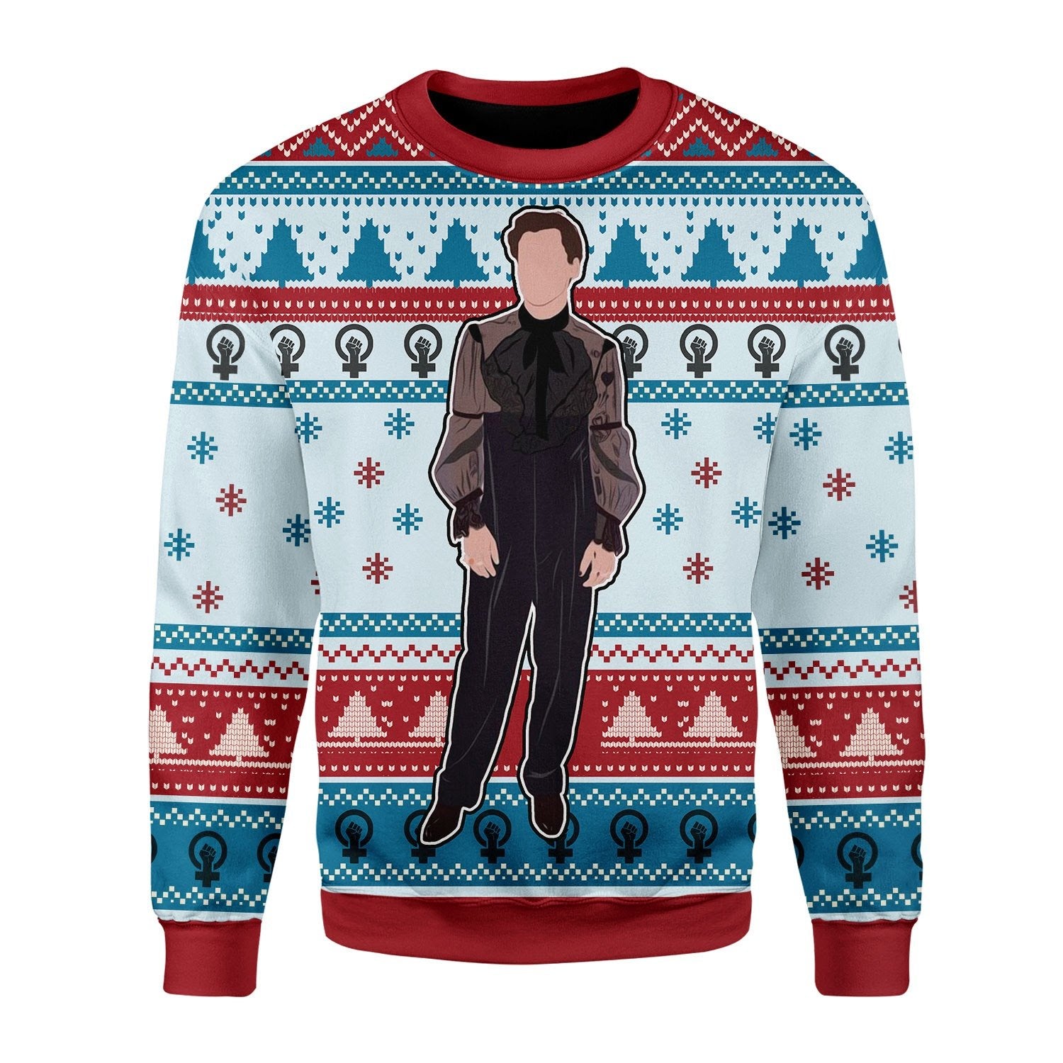 Customspig Christmas Sweater Harry In Dress 3D Apparel