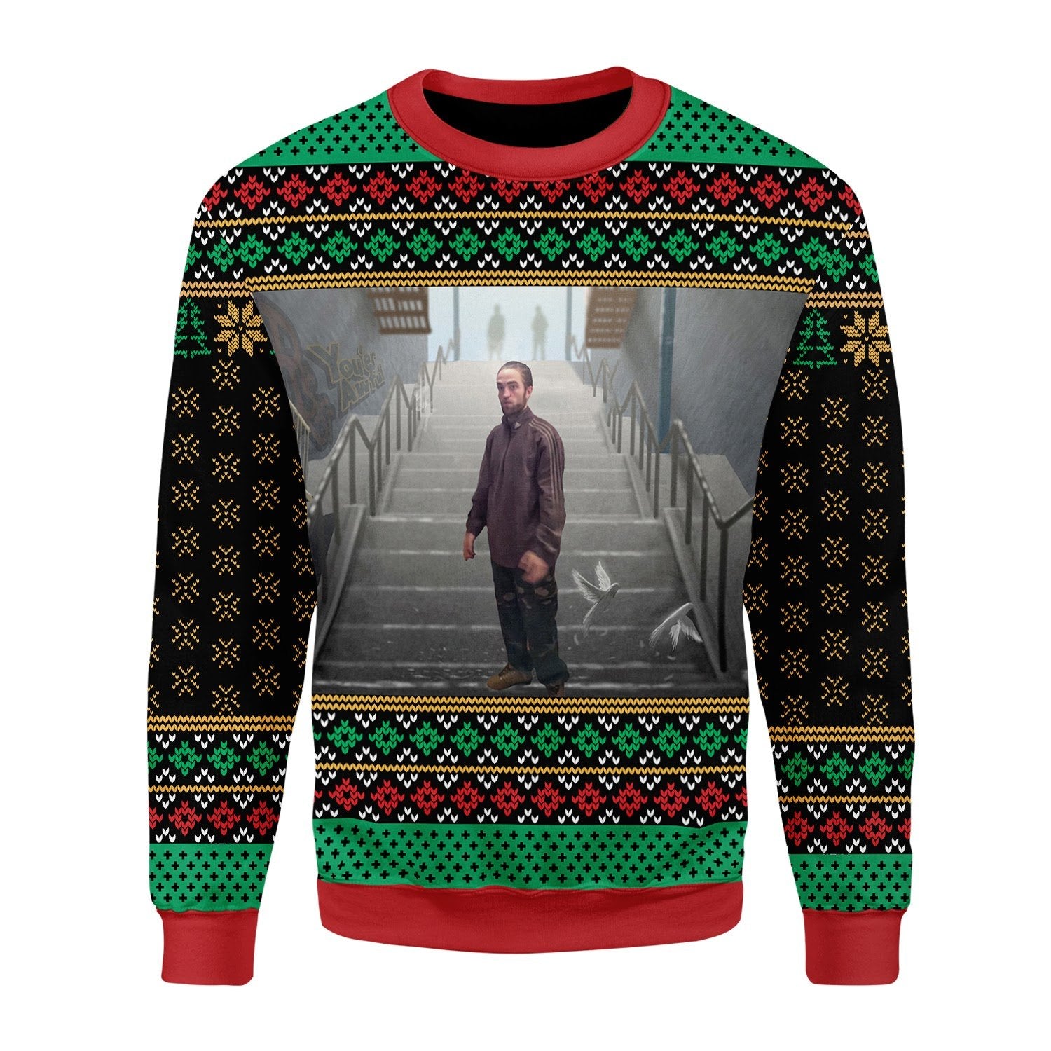Customspig Christmas Sweater Robert Pattinson Kitchen 3D Apparel