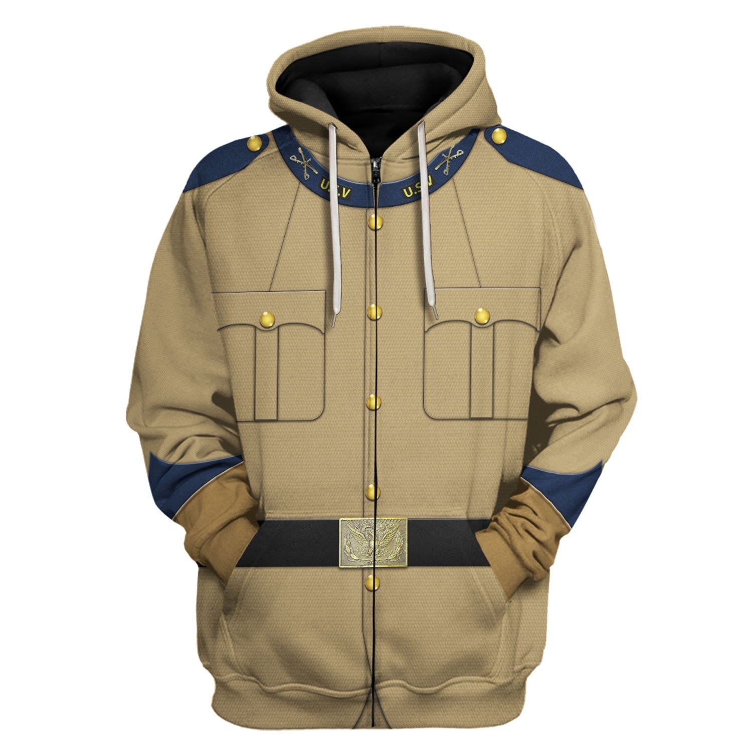 Theodore Roosevelt Fleece Zip Hoodie