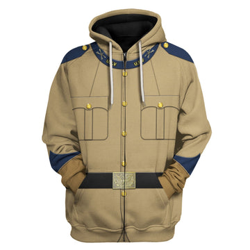 Theodore Roosevelt Fleece Zip Hoodie